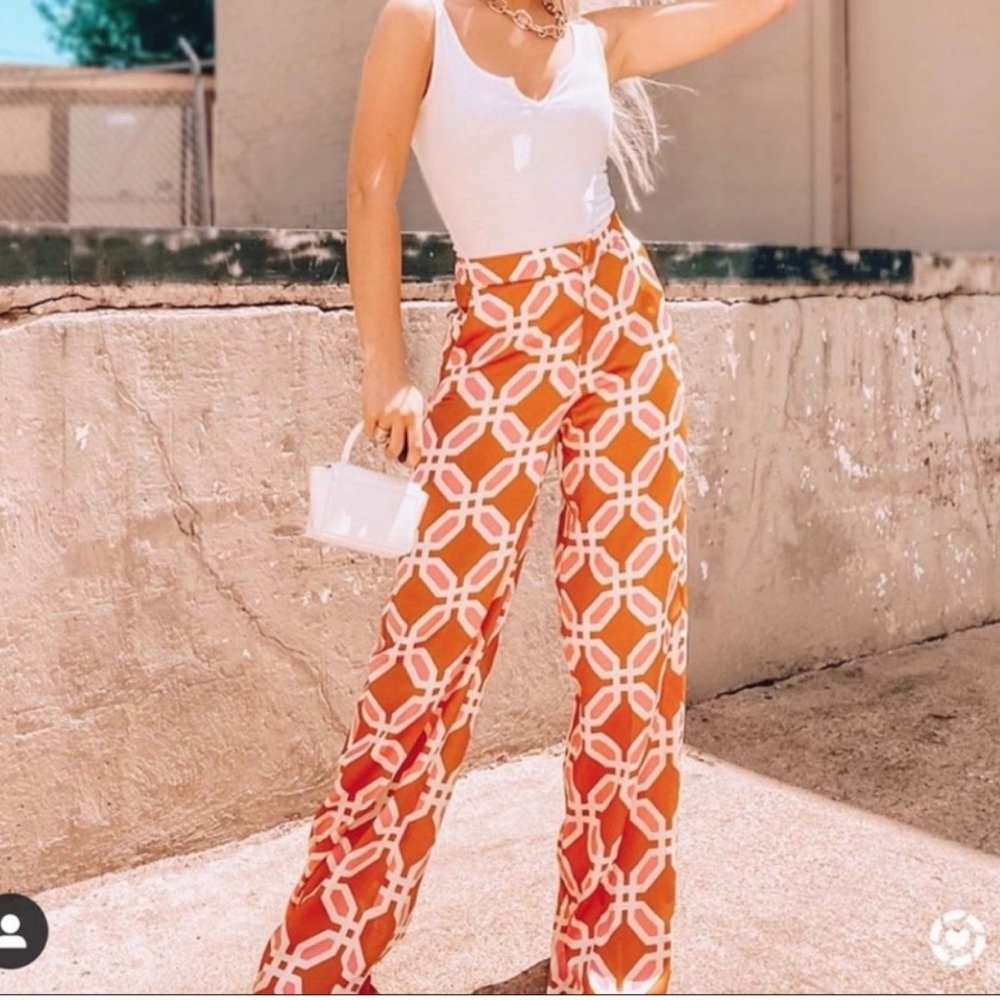 NWT Zara Printed Trouser-Pajama Pant
